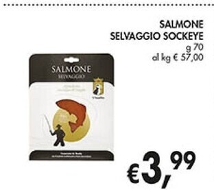 Coal Sockeye salmone selvaggio offerta