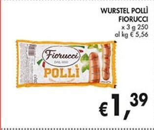 Coal Fiorucci wurstel polli offerta