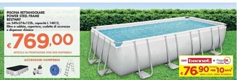 Bennet Bestway piscina rettangolare power steel frame offerta