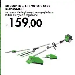 Bennet Bravo & facile kit scoppio 4 in 1 motore 43 cc offerta