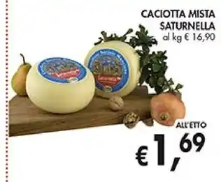 Coal Saturnella caciotta mista offerta