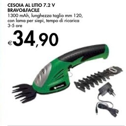 Bennet Bravo & facile cesoia al litio 7.2 v offerta