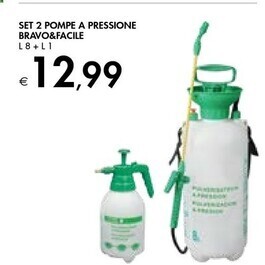 Bennet Bravo & facile set 2 pompe a pressione offerta
