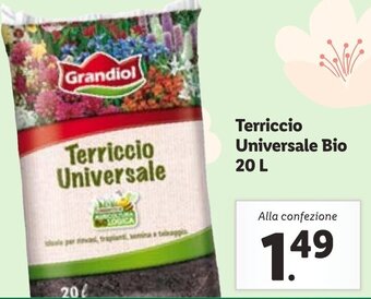 Lidl Terriccio Universale Bio 20 L offerta