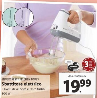 Lidl SILVERCREST KITCHEN TOOLS Sbattitore elettrico offerta