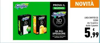 Conad LINEA SWIFFER 3D CLEAN offerta