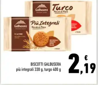 Conad BISCOTTI GALBUSERA 330 g, 400 g offerta
