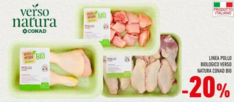 Conad LINEA POLLO BIOLOGICO VERSO NATURA CONAD BIO offerta
