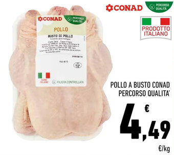 Conad POLLO A BUSTO CONAD PERCORSO QUALITA' offerta
