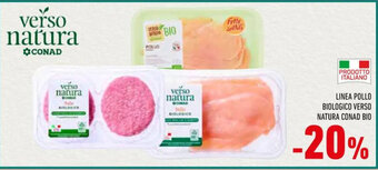 Conad LINEA POLLO BIOLOGICO VERSO NATURA CONAD BIO offerta