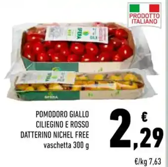 Conad POMODORO GIALLO CILIEGINO E ROSSO DATTERINO NICHEL FREE 300 g offerta