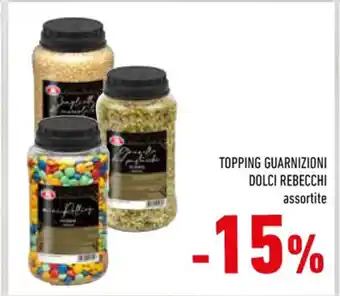 Conad TOPPING GUARNIZIONI DOLCI REBECCHI assortite offerta