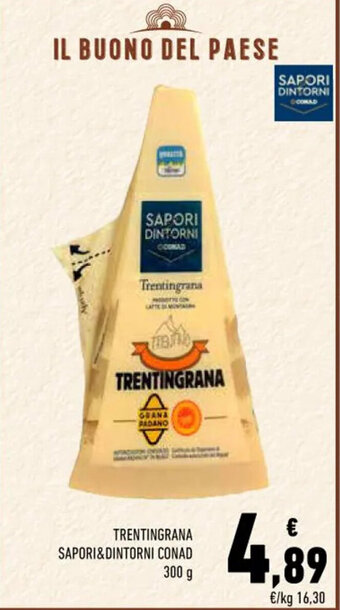 Conad TRENTINGRANA SAPORI&DINTORNI CONAD 300 g offerta