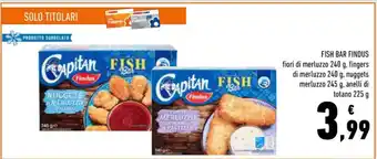 Conad FISH BAR FINDUS 225 g offerta