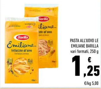 Conad PASTA ALL'UOVO LE EMILIANE BARILLA 250 g offerta