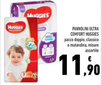Conad PANNOLINI ULTRA COMFORT HUGGIES offerta