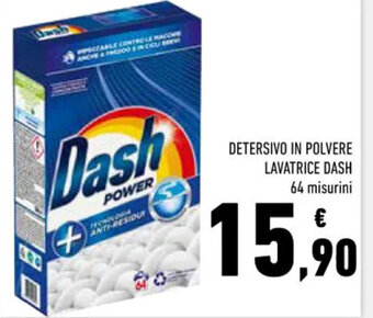 Conad DETERSIVO IN POLVERE LAVATRICE DASH 64 misurini offerta