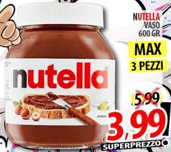 Il Genio Supermercato NUTELLA VASO 600 GR offerta