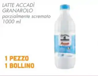 Conad Superstore LATTE ACCADÌ GRANAROLO parzialmente scremato 1000 ml offerta