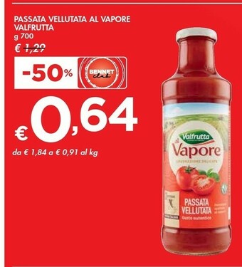Bennet Valfrutta Passata Vellutata 700 G(ml) offerta