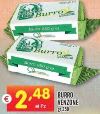 Centro Commerciale Discount BURRO VENZONE gr 250 offerta