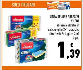 Conad LINEA SPUGNE ABRASIVE VILEDA offerta