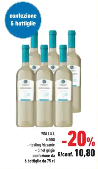 Conad Superstore VINI I.G.T. MAGGI 75 cl offerta