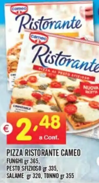 PIZZA RISTORANTE CAMEO FUNGHI gr 365
