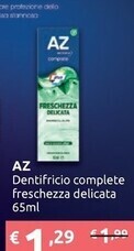 Az dentifricio complete freschezza delicata