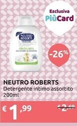 Ipersoap Neutro roberts detergente intimo assortito offerta