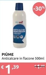 Ipersoap Piume anticalcare in flacone offerta