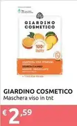 Ipersoap Giardino cosmetico maschera viso in tnt offerta