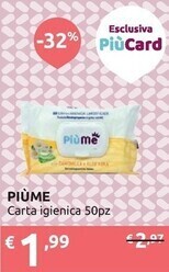 Ipersoap Piume carta igienica offerta