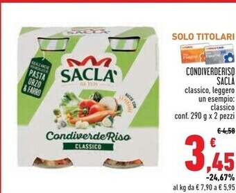 Conad Superstore Saclà condiverderiso offerta