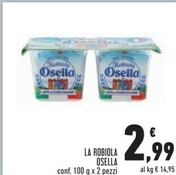 Conad Superstore Osella la robiola offerta