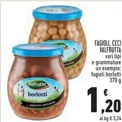 Conad Superstore Valfrutta fagioli, ceci offerta