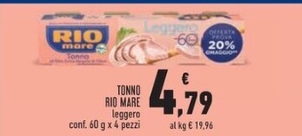 Conad Superstore Rio mare tonno offerta