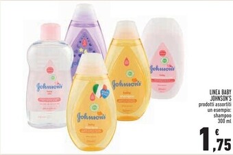 Conad Superstore Johnson's linea baby offerta