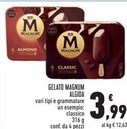 Conad Superstore Algida gelato magnum offerta