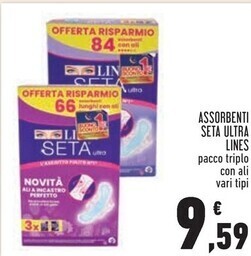 Conad Superstore Lines assorbenti seta ultra offerta