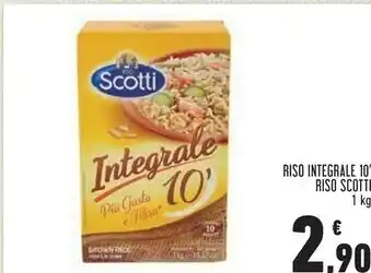 Conad Superstore Riso scotti riso integrale 10' offerta