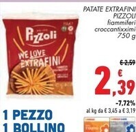 Conad Superstore Pizzoli patate extrafini offerta