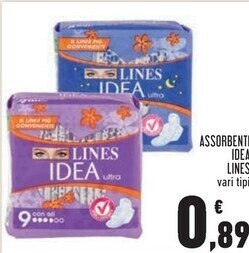Conad Superstore Lines assorbenti idea offerta