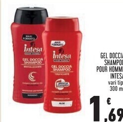 Conad Superstore Intesa gel doccia shampoo pour homme offerta
