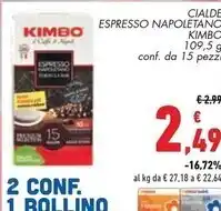 Conad Superstore Kimbo cialde espresso napoletano offerta