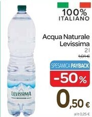 Carrefour Express Levissima acqua naturale offerta