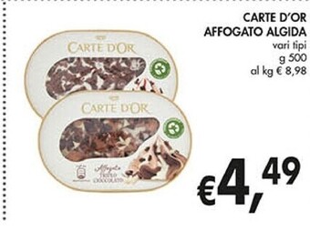 Coal Algida carte d'or affogato offerta