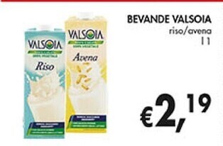 Coal Valsoia bevande offerta