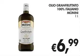 Coal Monini olio granfruttato 100% italiano offerta