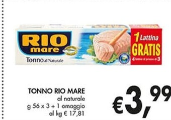 Coal Rio mare tonno offerta
